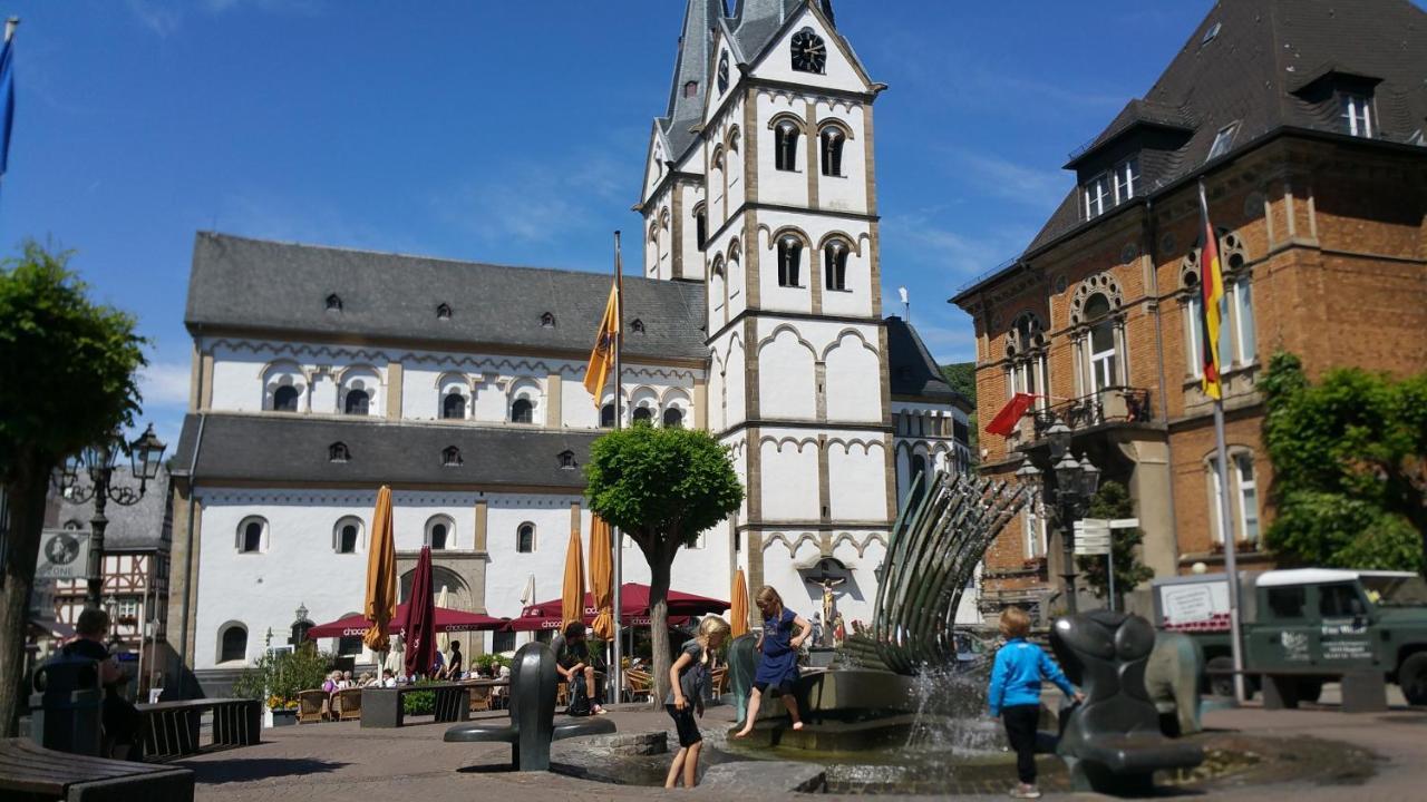 Penthouse Im Historischen Fachwerkhaus Mit Grosser Dachterrasse An Zentralster Lage Boppard Exterior foto