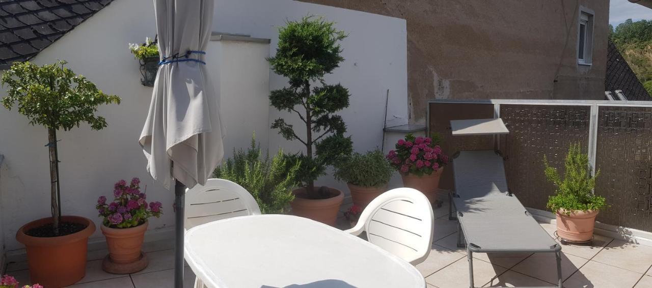 Penthouse Im Historischen Fachwerkhaus Mit Grosser Dachterrasse An Zentralster Lage Boppard Exterior foto