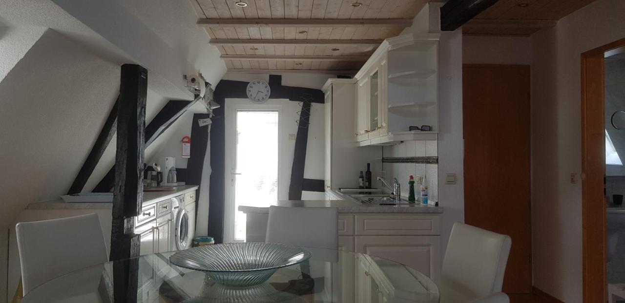 Penthouse Im Historischen Fachwerkhaus Mit Grosser Dachterrasse An Zentralster Lage Boppard Exterior foto